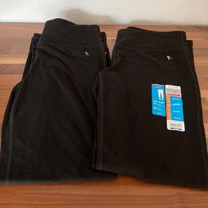 New- 2 Pairs of Danskin Now Stretch Pants Womens Sz.M